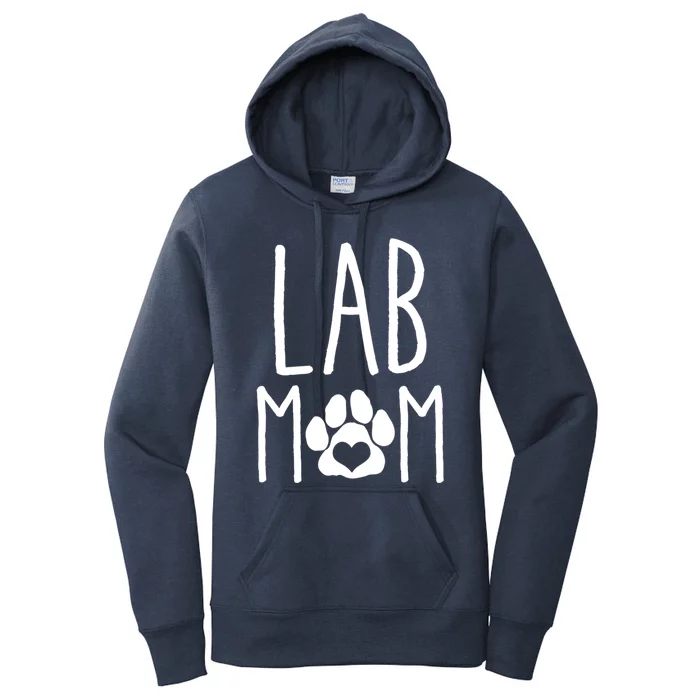 Lab Mom Gift Dog Lover Gift For Mothers Day Mama Gift Women's Pullover Hoodie