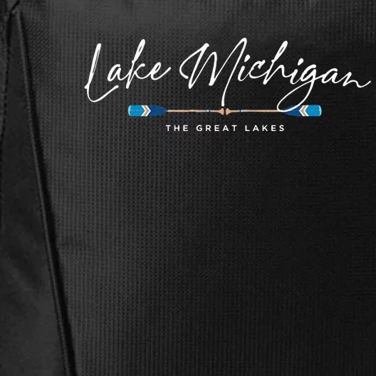 Lake Michigan Great Lakes Oars Graphic City Backpack