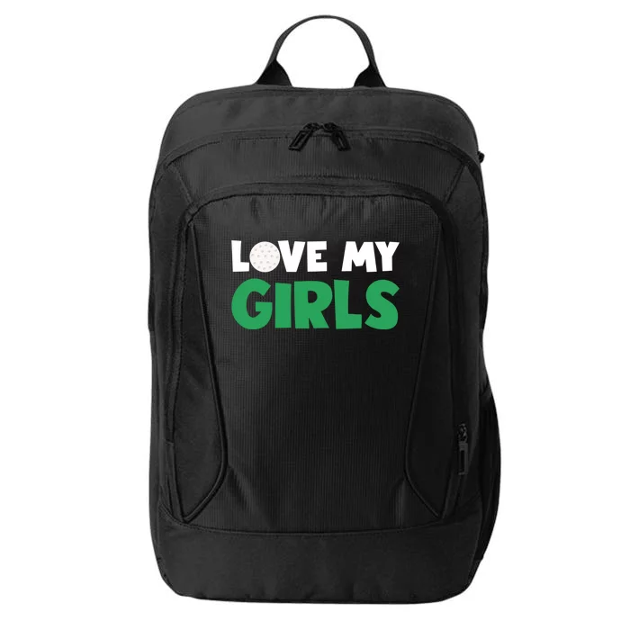 Love My Golf Gift For Mom Dad Daughters Golf Gift City Backpack