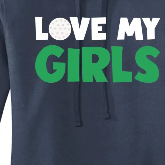 Love My Golf Gift For Mom Dad Daughters Golf Gift Women's Pullover Hoodie