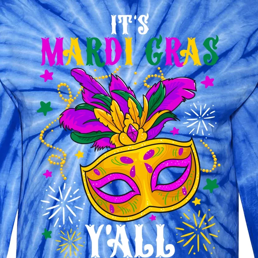 Lets Mardi Gras Yall Celebrating Party Gift Tie-Dye Long Sleeve Shirt