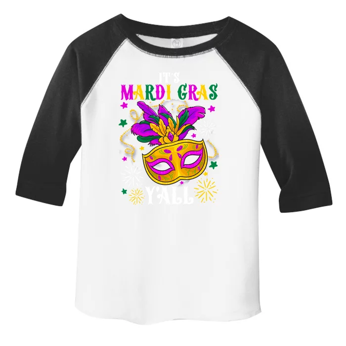 Lets Mardi Gras Yall Celebrating Party Gift Toddler Fine Jersey T-Shirt