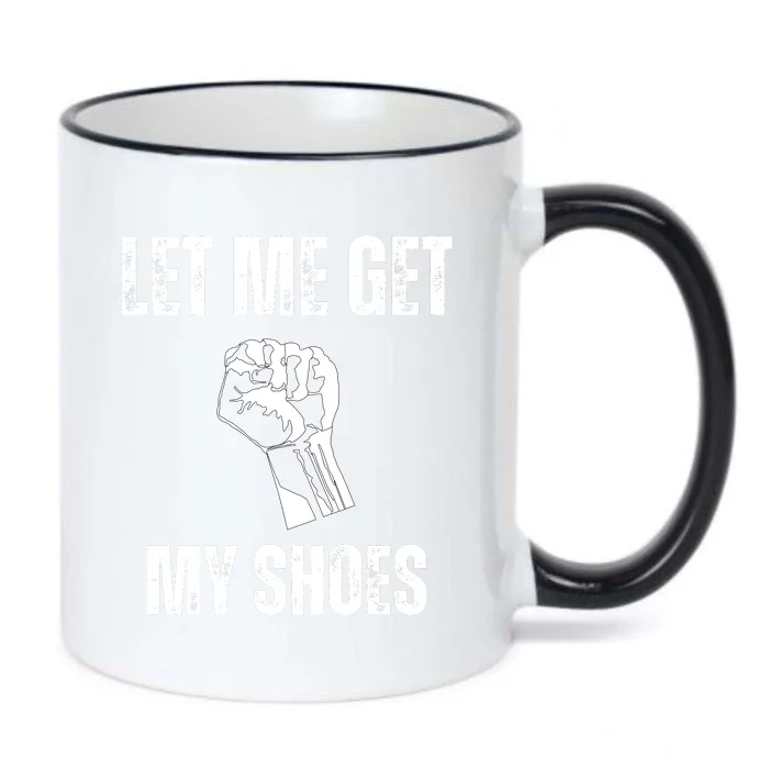 Let Me Get My Shoes Funny Donald Quote Butler Statement Us Black Color Changing Mug