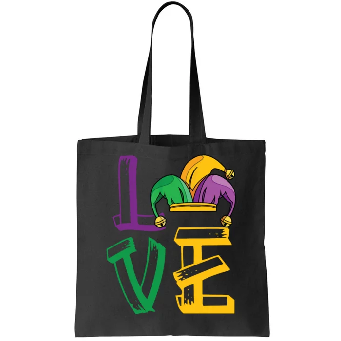 Love Mardi Gras Funny Mardi Gras Party Tote Bag