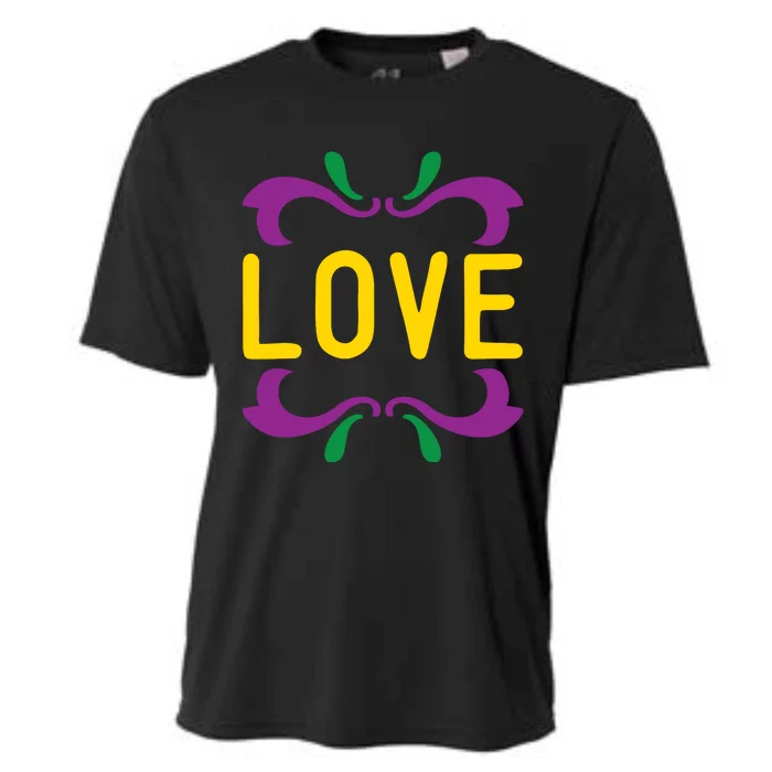 Love Mardi Gras Cooling Performance Crew T-Shirt