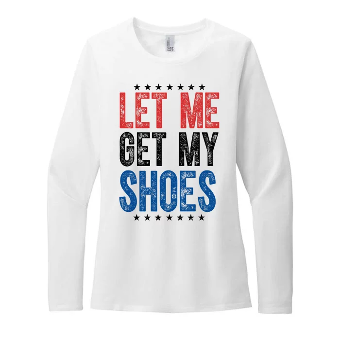 Let Me Get My Shoes Donald Trump Rally Pennsylvania Womens CVC Long Sleeve Shirt