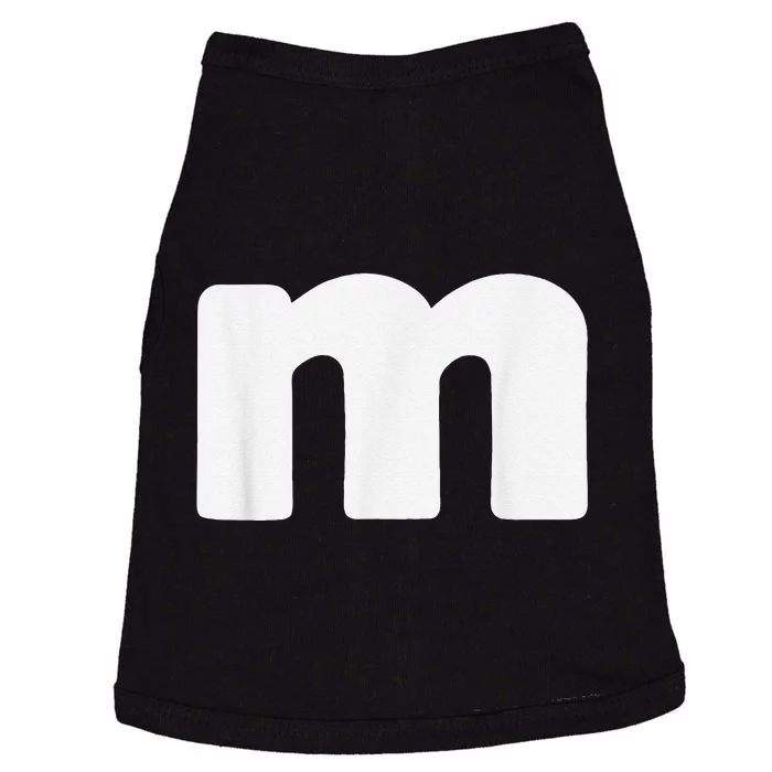 Letter M Groups Halloween Matching Team Easy Lazy Costume Doggie Tank