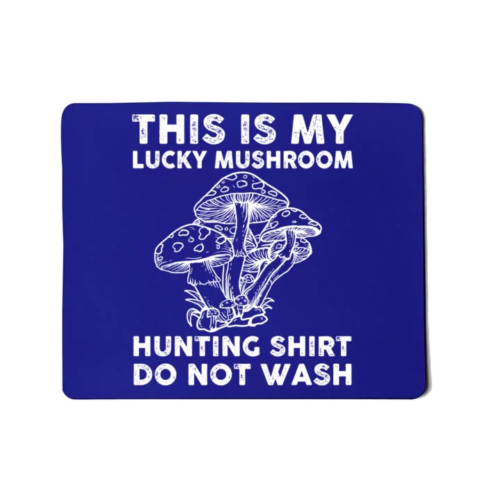 Lucky Mushroom Hunting Costume Love Picking Mushrooms Cute Gift Mousepad