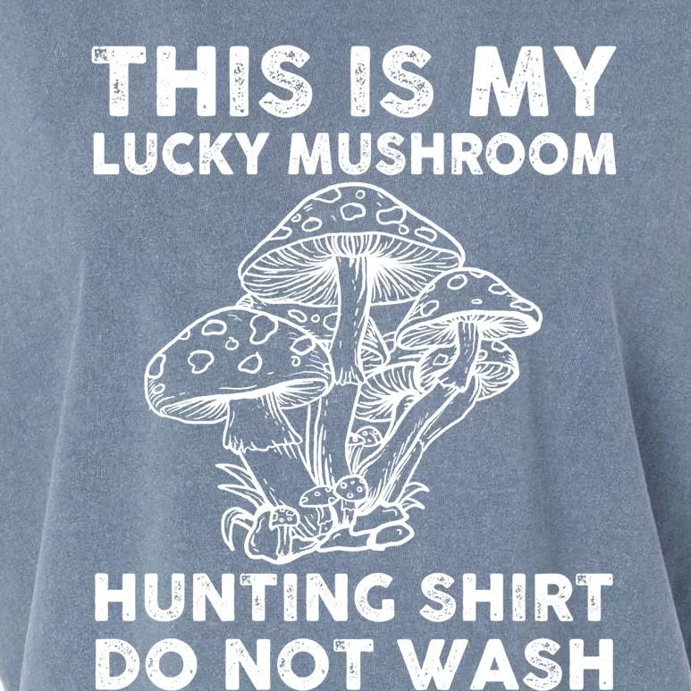 Lucky Mushroom Hunting Costume Love Picking Mushrooms Cute Gift Garment-Dyed Women's Muscle Tee