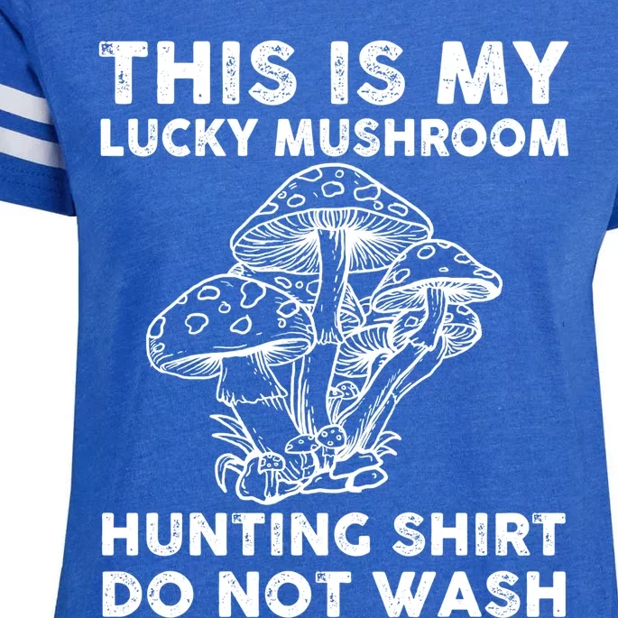 Lucky Mushroom Hunting Costume Love Picking Mushrooms Cute Gift Enza Ladies Jersey Football T-Shirt