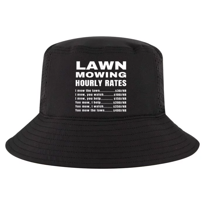 Lawn Mowing Hourly Rates Price List Funny Mow Cool Comfort Performance Bucket Hat