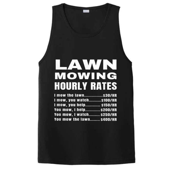 Lawn Mowing Hourly Rates Price List Funny Mow Performance Tank