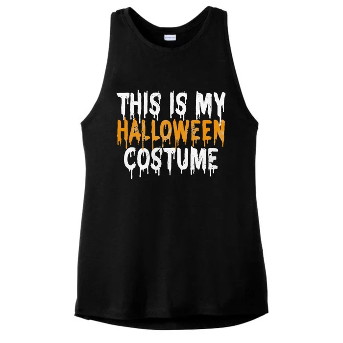 Last Minute Halloween Costume Idea Ladies Tri-Blend Wicking Tank