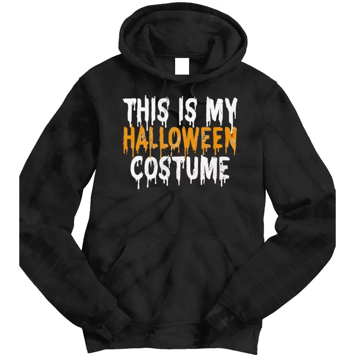 Last Minute Halloween Costume Idea Tie Dye Hoodie