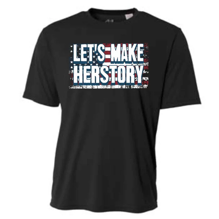 Lets Make Herstory Feminist Cooling Performance Crew T-Shirt