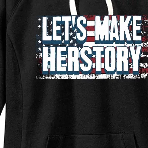 Lets Make Herstory Feminist Women's Fleece Hoodie