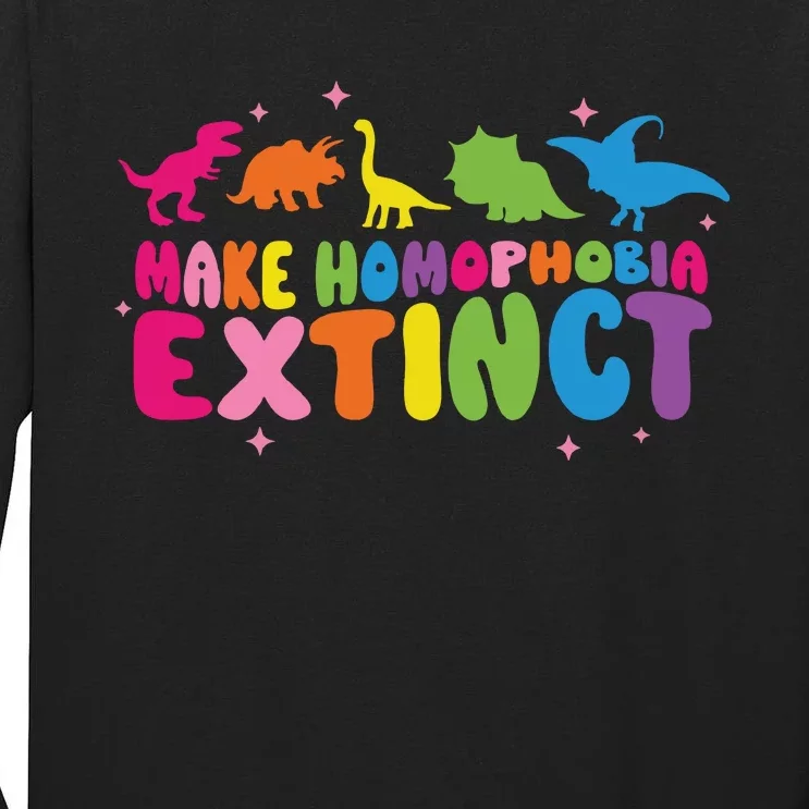 LetS Make Homophobia Extinct Tall Long Sleeve T-Shirt