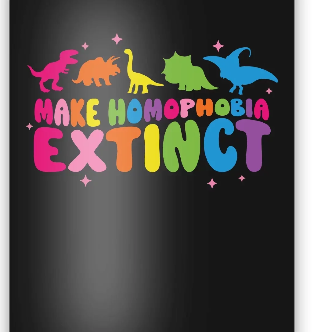 LetS Make Homophobia Extinct Poster