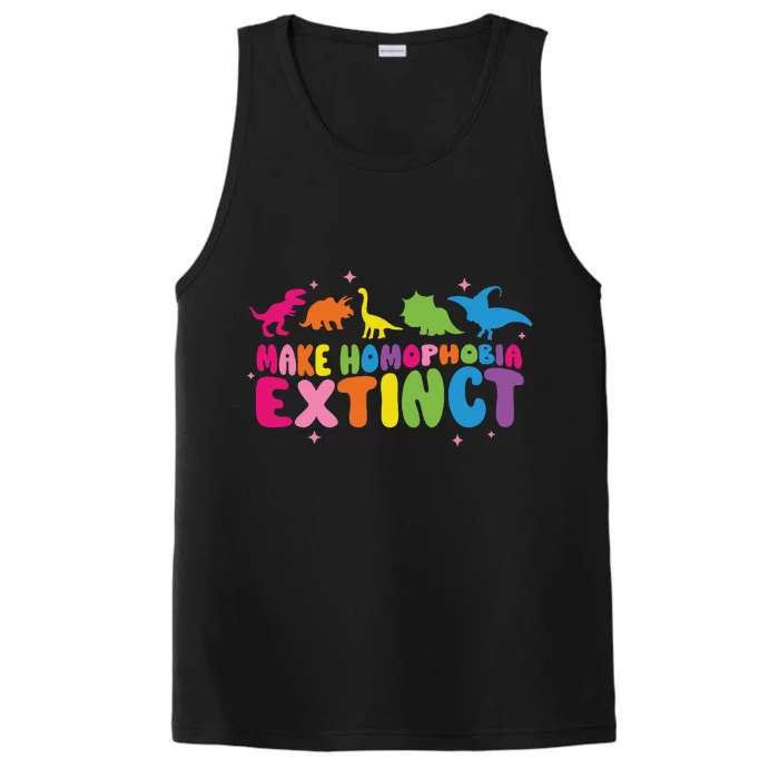 LetS Make Homophobia Extinct Performance Tank