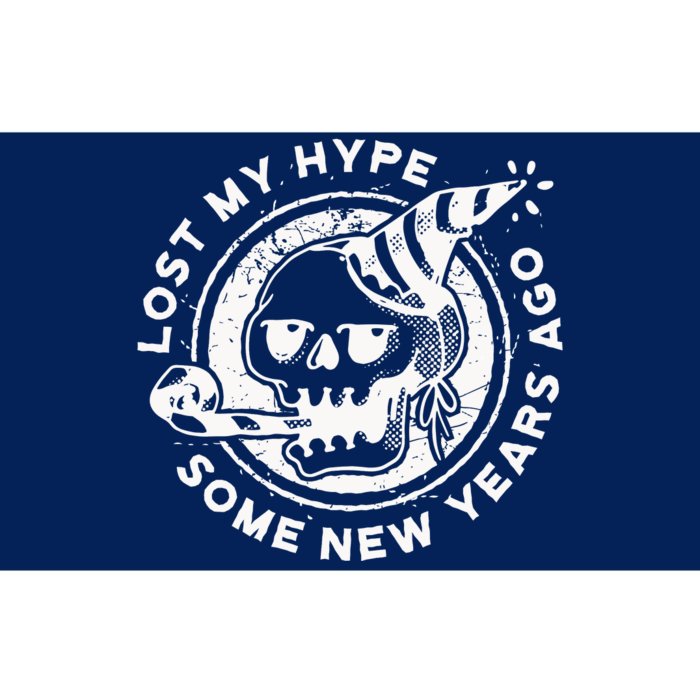 Lost My Hype Some New Years Ago Funny Skeleton NYE Bumper Sticker