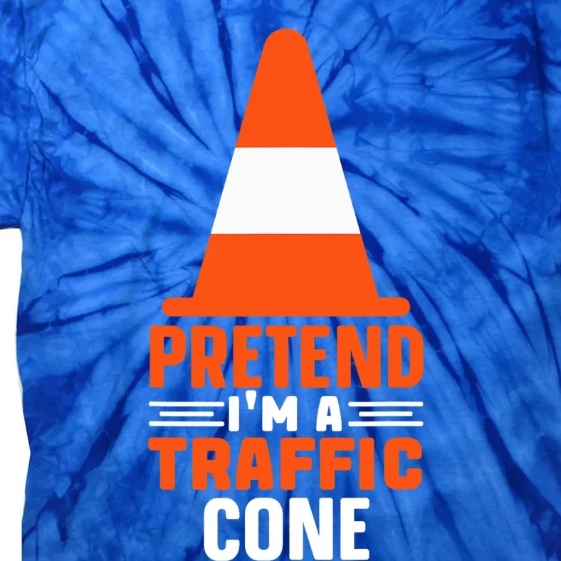 Last Minute Halloween Costume Pretend I'm A Traffic Cone Tie-Dye T-Shirt