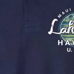 Lahaina Maui Hawaii Surfing Retro Softstyle Adult Sport Polo