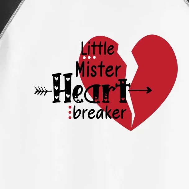 Little Mister Heartbreaker Valentine's Day Gift Toddler Fine Jersey T-Shirt