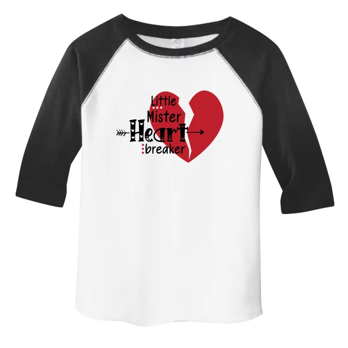 Little Mister Heartbreaker Valentine's Day Gift Toddler Fine Jersey T-Shirt