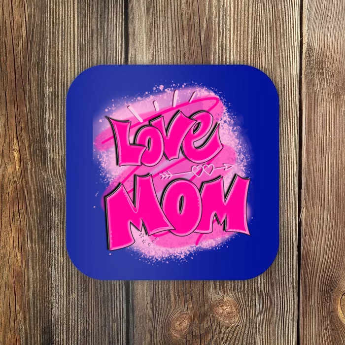 Love Mom Happy Mothers Day Gift Coaster