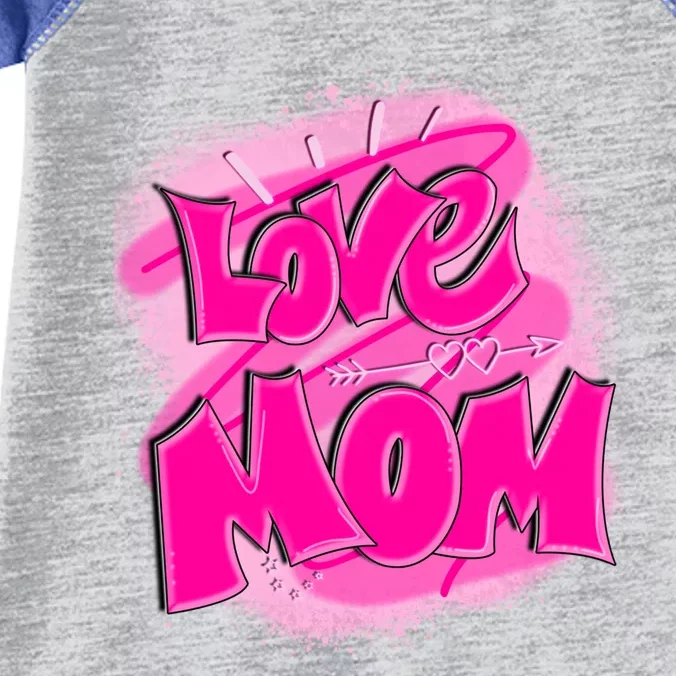 Love Mom Happy Mothers Day Gift Infant Baby Jersey Bodysuit