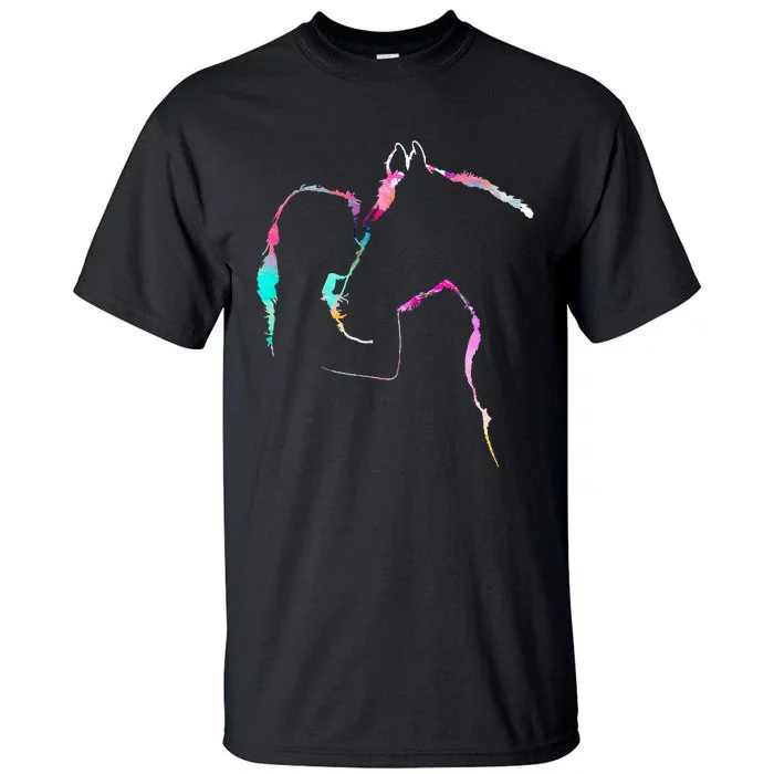 Love My Horse Happiness Racing Riding Equestrian Women Tall T-Shirt