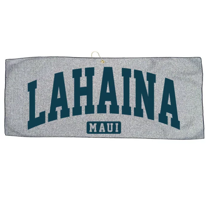 Lahaina Maui Hawaii Classic Vintage Large Microfiber Waffle Golf Towel