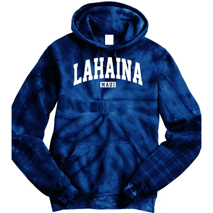 Lahaina Maui Hawaii Classic Vintage Tie Dye Hoodie