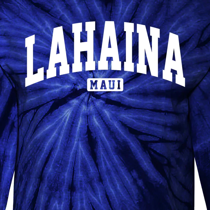 Lahaina Maui Hawaii Classic Vintage Tie-Dye Long Sleeve Shirt