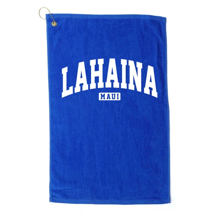 Lahaina Maui Hawaii Classic Vintage Platinum Collection Golf Towel