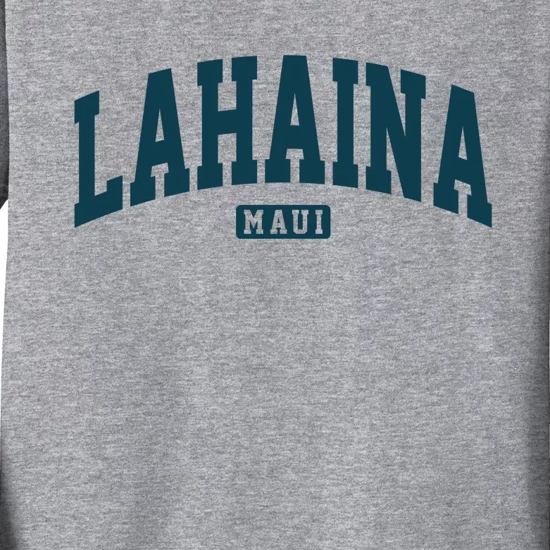 Lahaina Maui Hawaii Classic Vintage Kids Long Sleeve Shirt