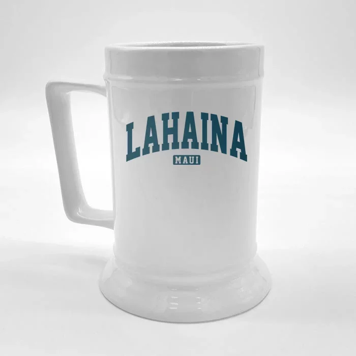 Lahaina Maui Hawaii Classic Vintage Front & Back Beer Stein