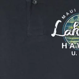 Lahaina Maui Hawaii Surfing Retro Softstyle Adult Sport Polo