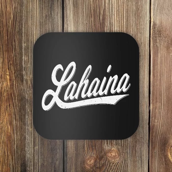 LAHAINA MAUI HAWAII VARSITY SCRIPT SPORTS JERSEY STYLE TEE Coaster