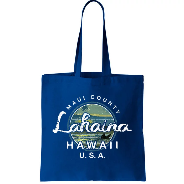 Lahaina Maui Hawaii Surfing Tote Bag