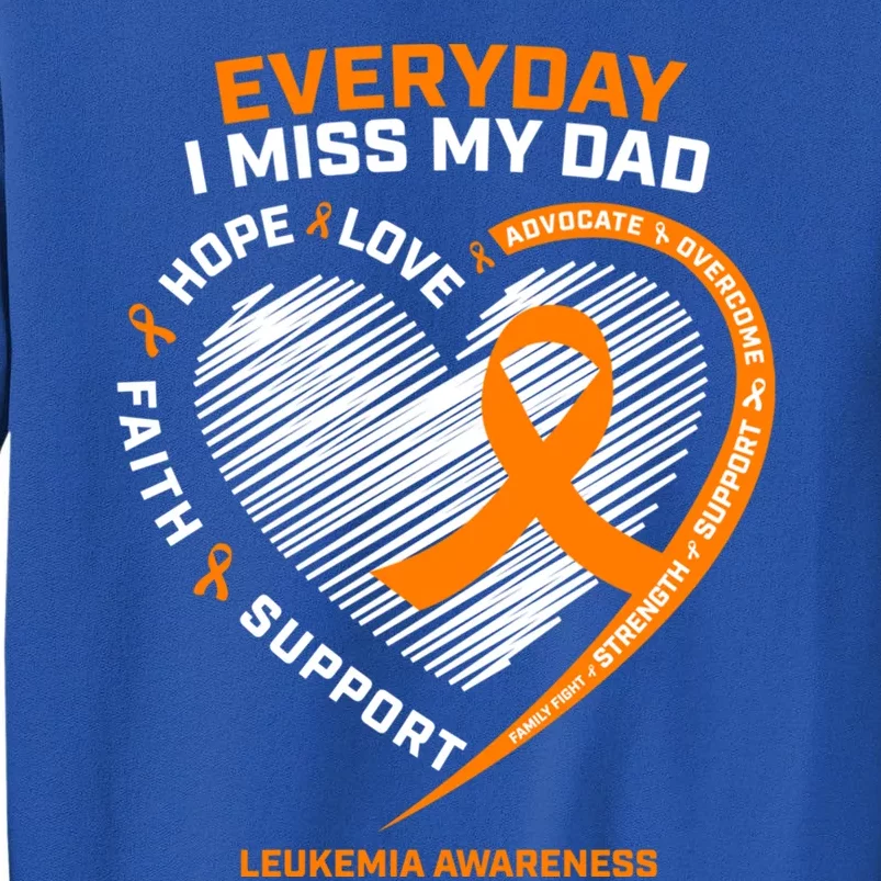 Loving Memory In Remembrance Dad Father Leukemia Awareness Gift Sweatshirt