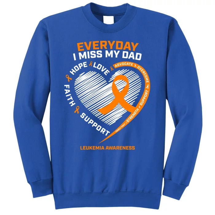 Loving Memory In Remembrance Dad Father Leukemia Awareness Gift Sweatshirt