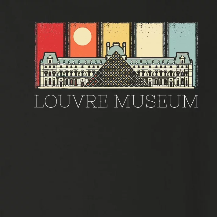 Louvre Museum In Paris France Tourist Toddler Long Sleeve Shirt