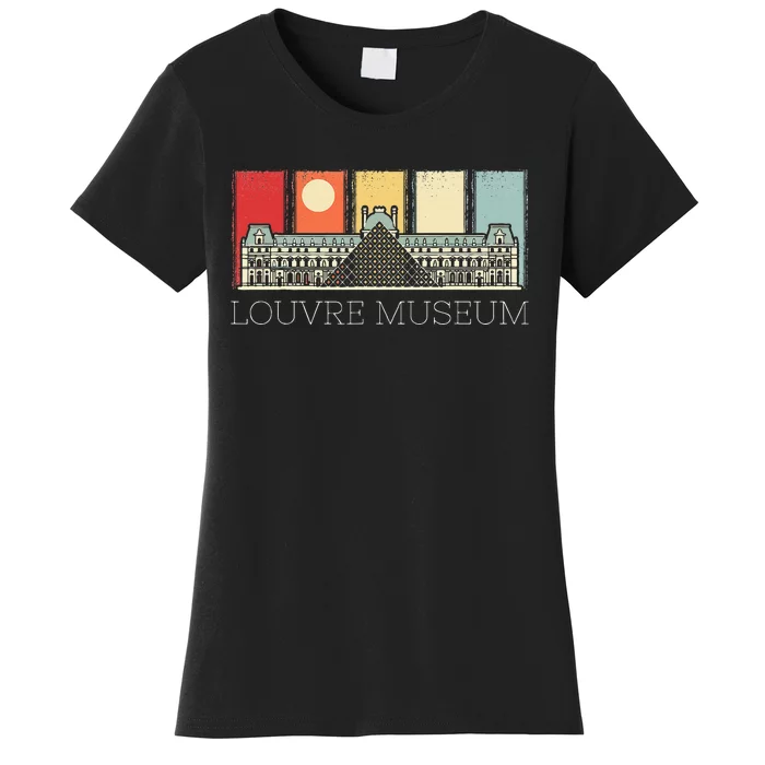 Louvre Museum In Paris France Tourist Women's T-Shirt