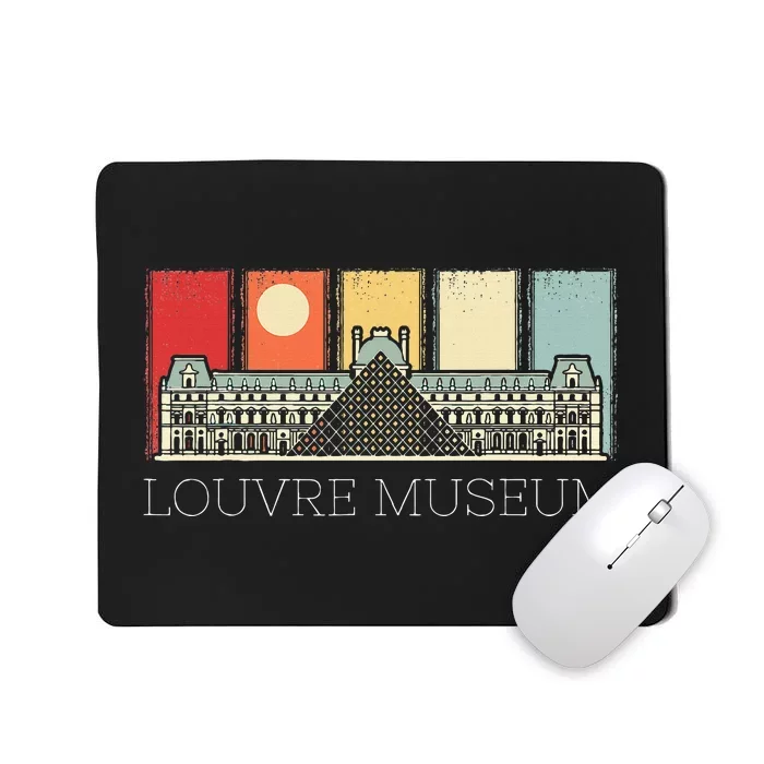 Louvre Museum In Paris France Tourist Mousepad