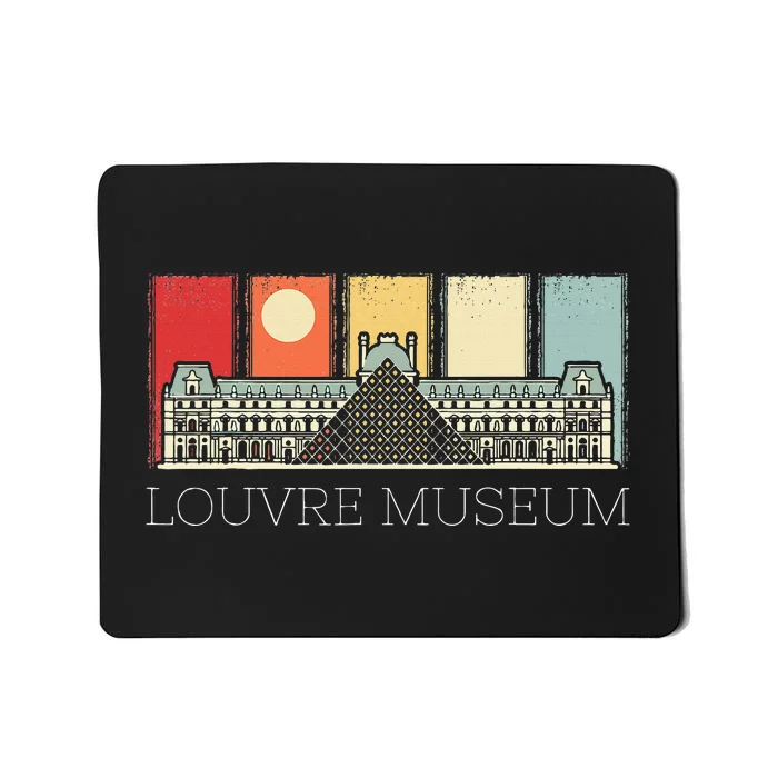 Louvre Museum In Paris France Tourist Mousepad