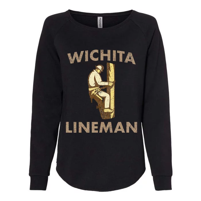 LyricLyfe Music Inspired Wichita Lineman Womens California Wash Sweatshirt