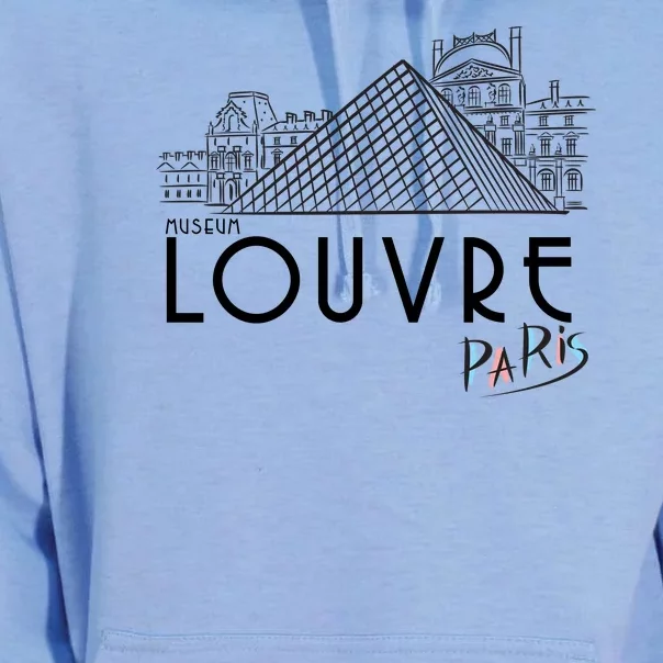 Louvre Museum In Paris Unisex Surf Hoodie