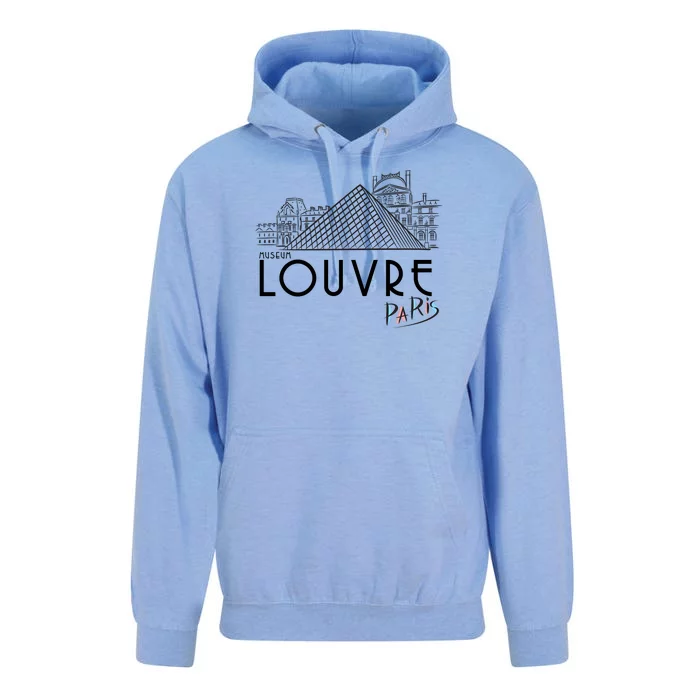 Louvre Museum In Paris Unisex Surf Hoodie