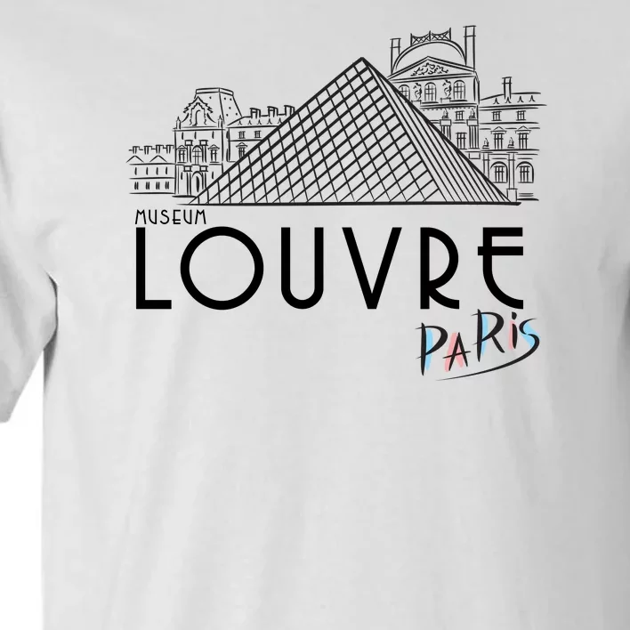 Louvre Museum In Paris Tall T-Shirt